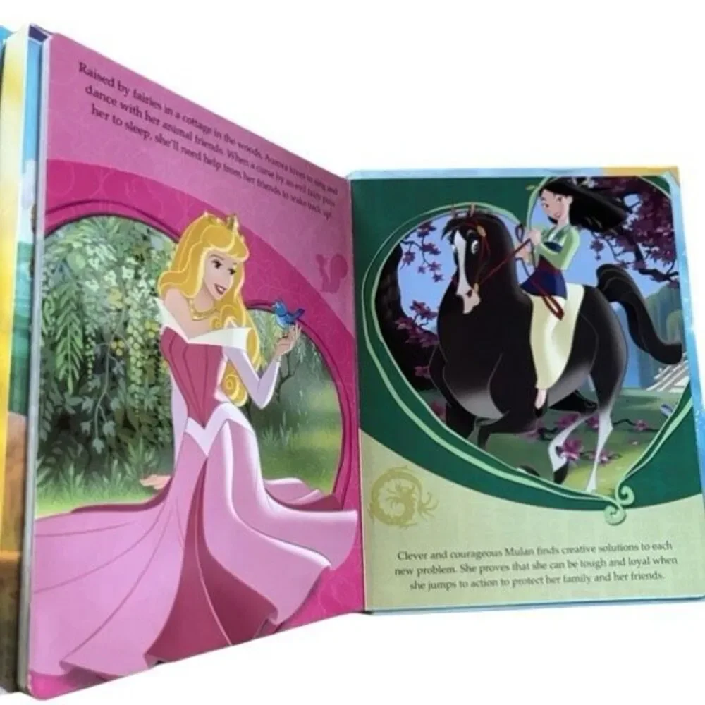 Disney Princess Book & Blocks With 2 Block Puzzle Characters